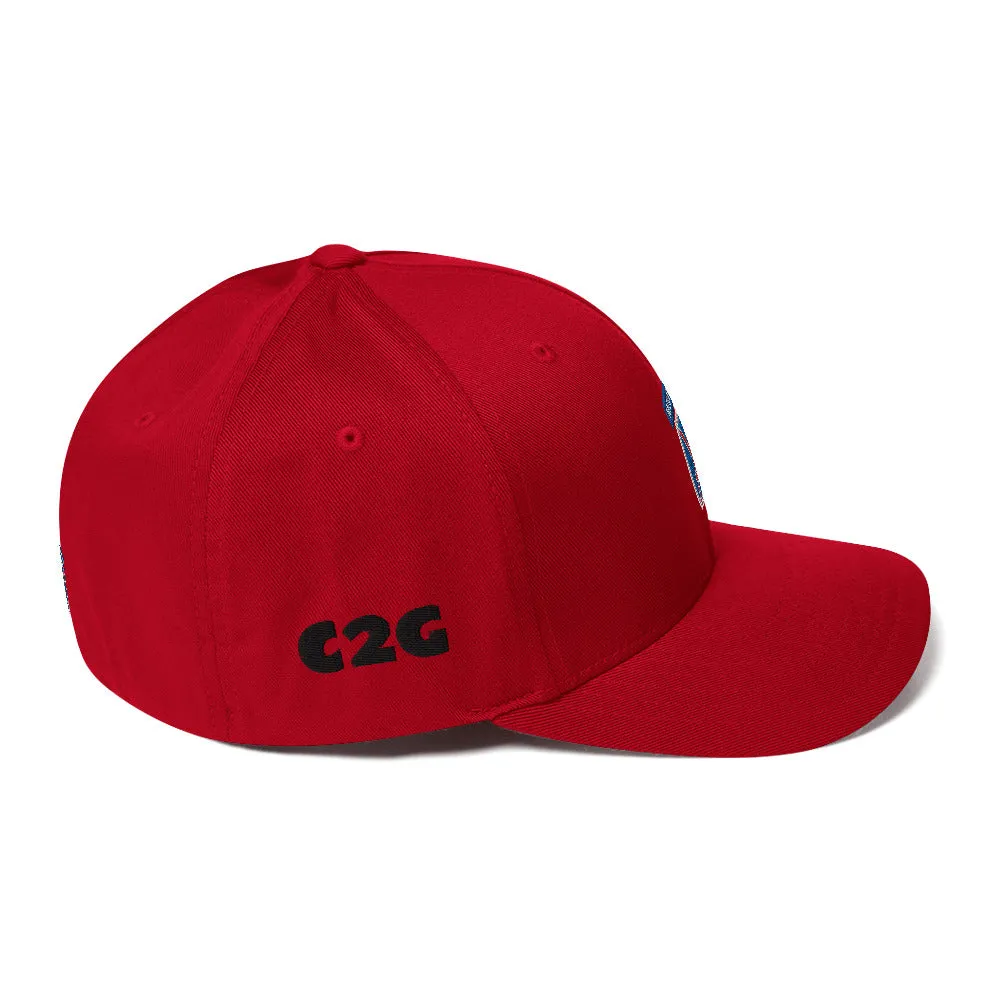 10th Mountain Structured Twill Flex Fit Cap