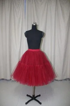 6 Layer Tutu Tulle Skirts Midi skirt Women Fashion Party Design