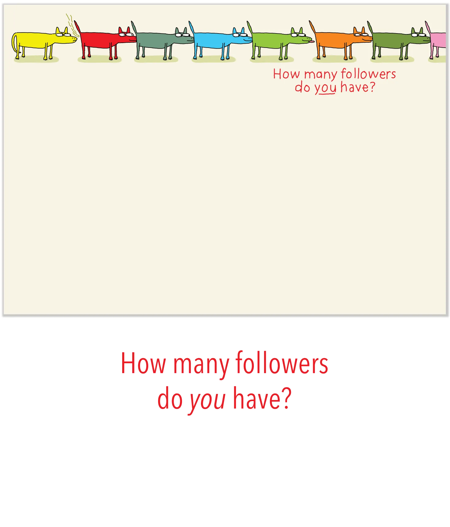 610 Social Networking for Dogs (Any Occasion, Birthday Card)