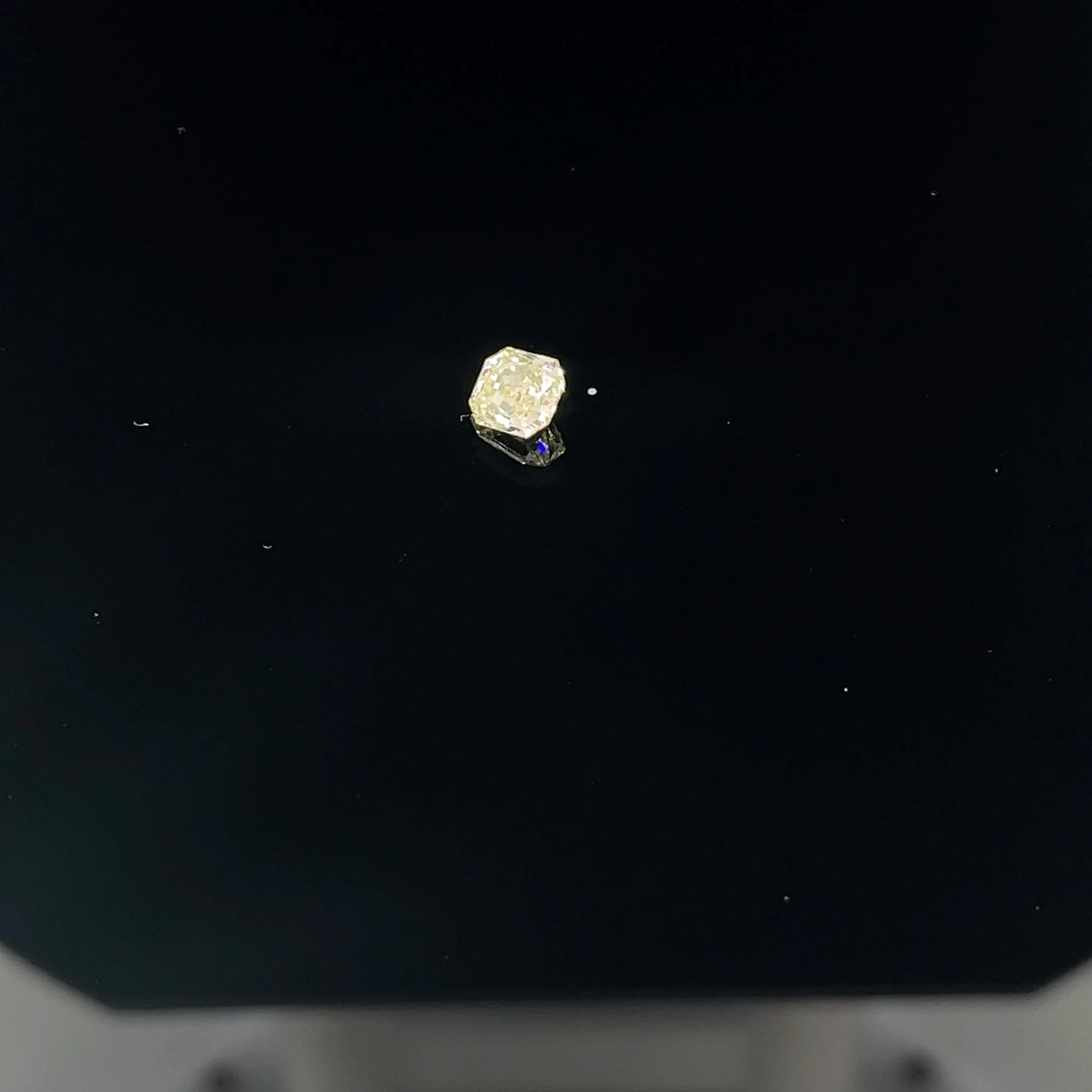 .82ct Cut-Cornered Rectangular Natural Fancy Light Yellow Certified By GIA #16363277