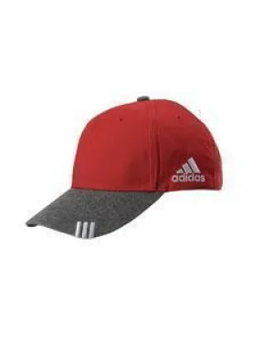 adidas Golf Collegiate Heather Front-Hit Cap A625 COL RD/ DK GY HT