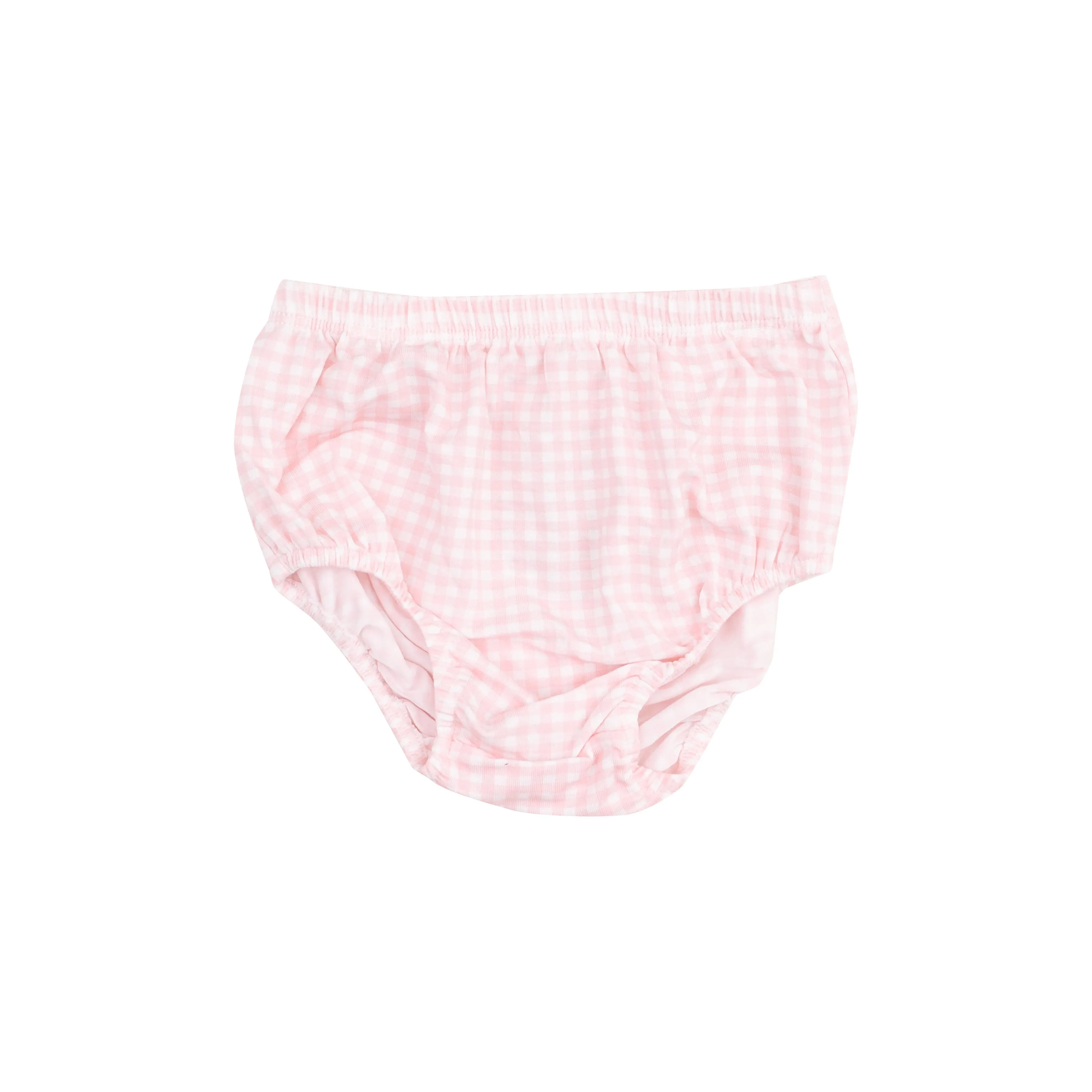 Angel Dear || Mini Gingham - Pink Peter Pan Button Front Dress