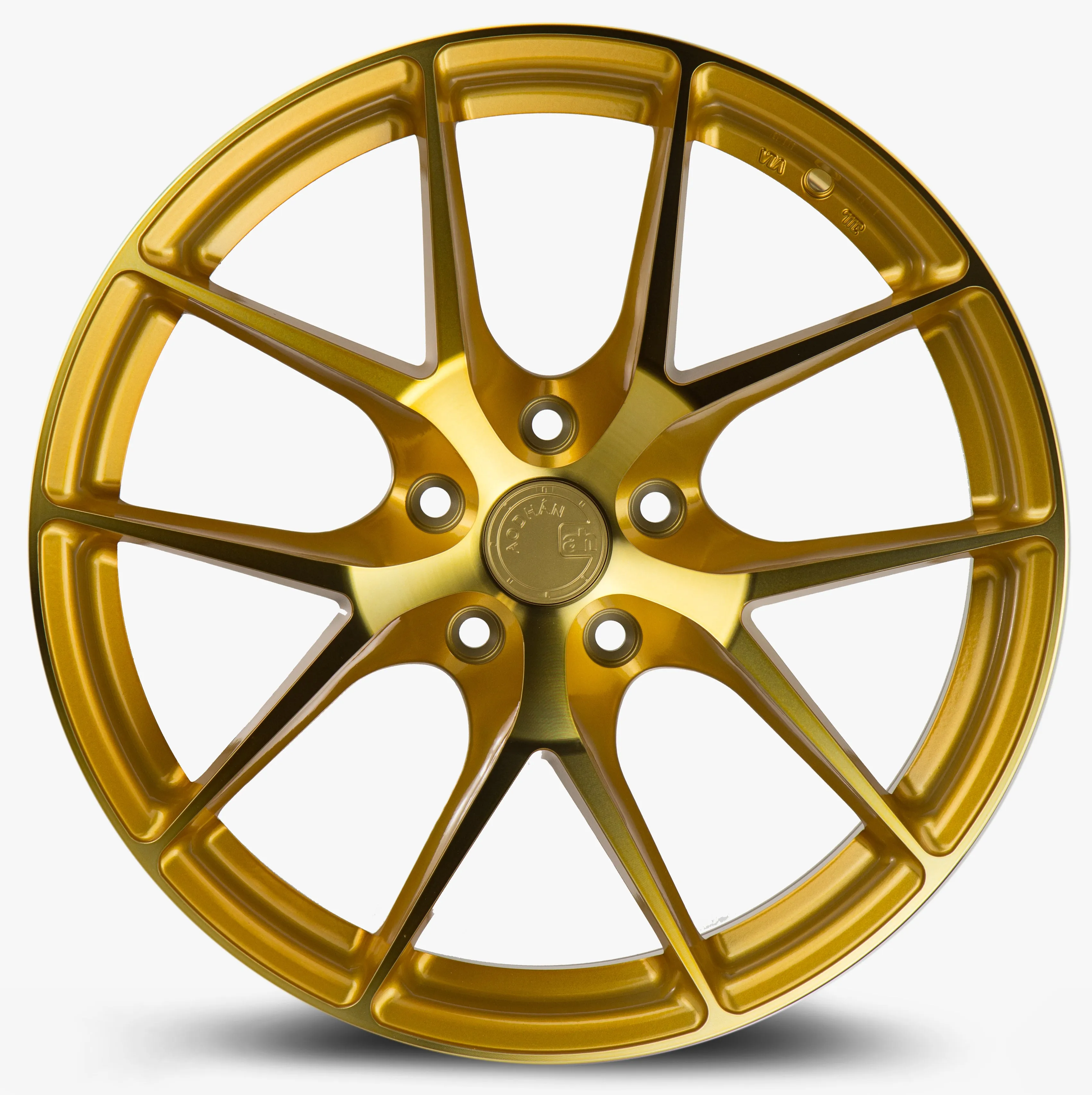 Aodhan LS007 18x8.0 5X114.3  35 Gold Machined Face