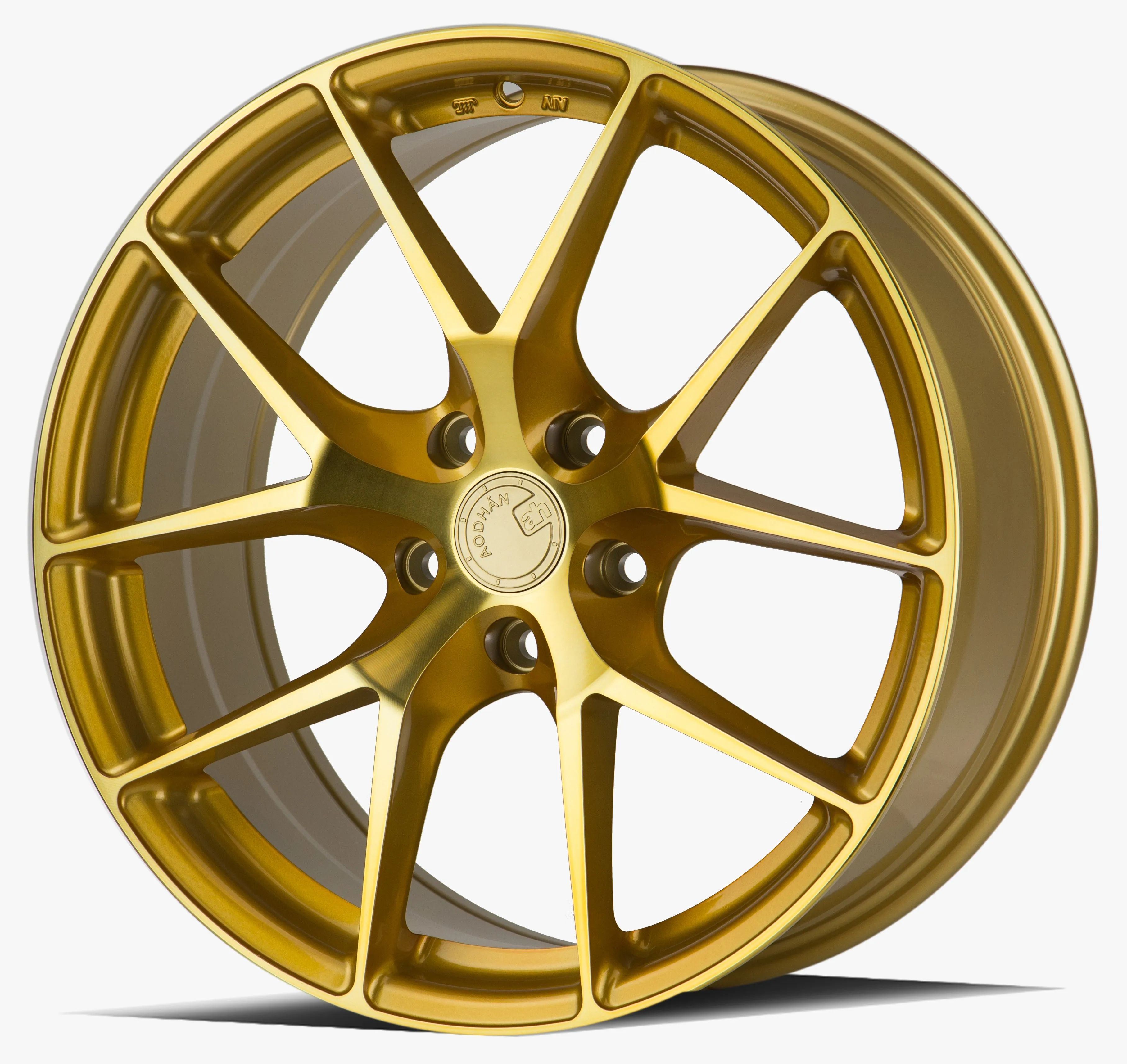 Aodhan LS007 18x8.0 5X114.3  35 Gold Machined Face