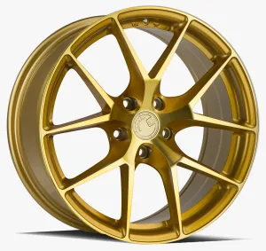 Aodhan LS007 18x8.0 5X114.3  35 Gold Machined Face