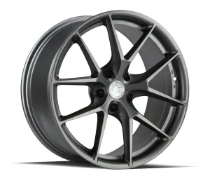 Aodhan LS007 19x8.5 5X112  35 Matte Gun Metal