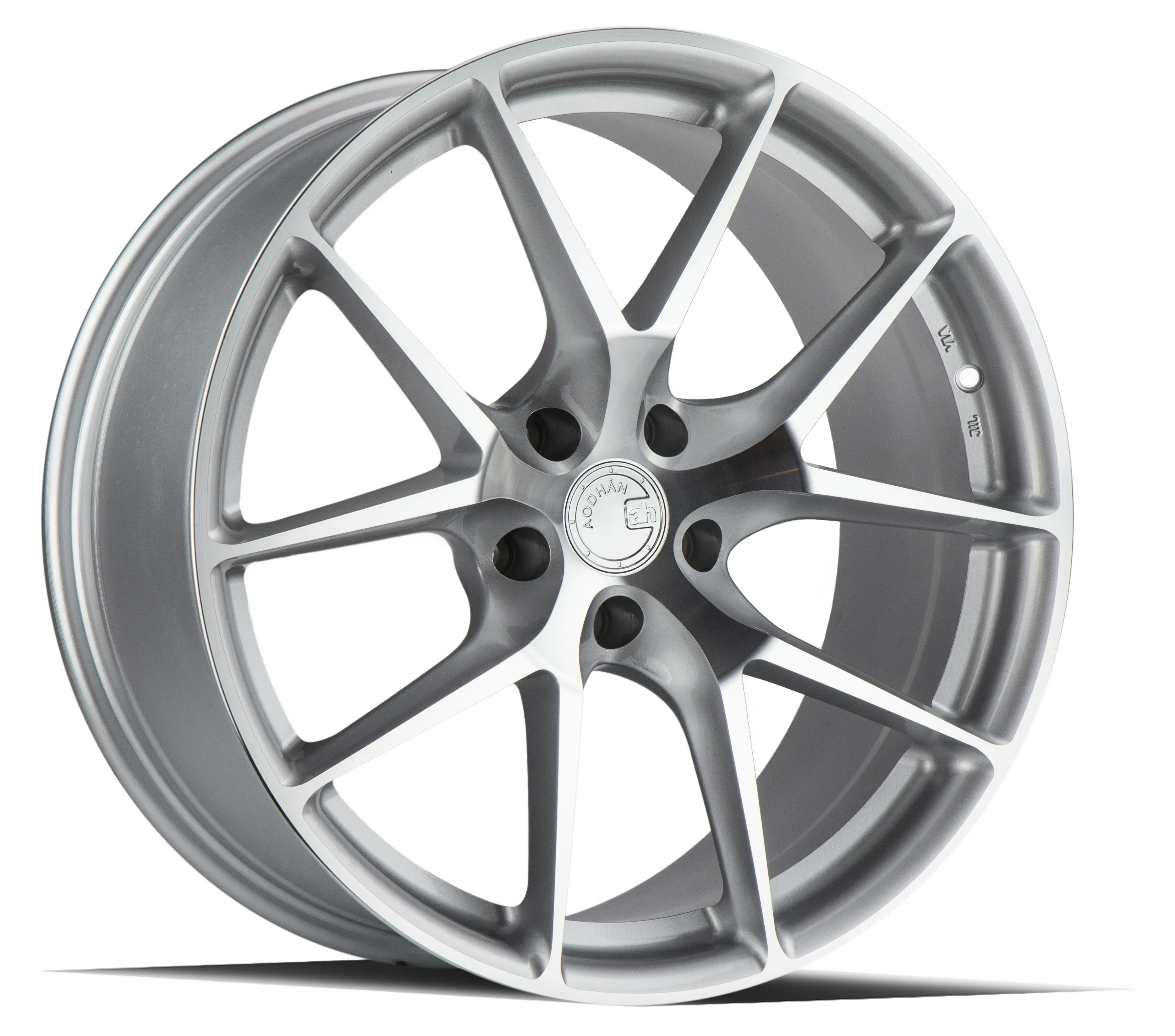 Aodhan LS007 19x8.5 5X112  35 Silver Machined Face