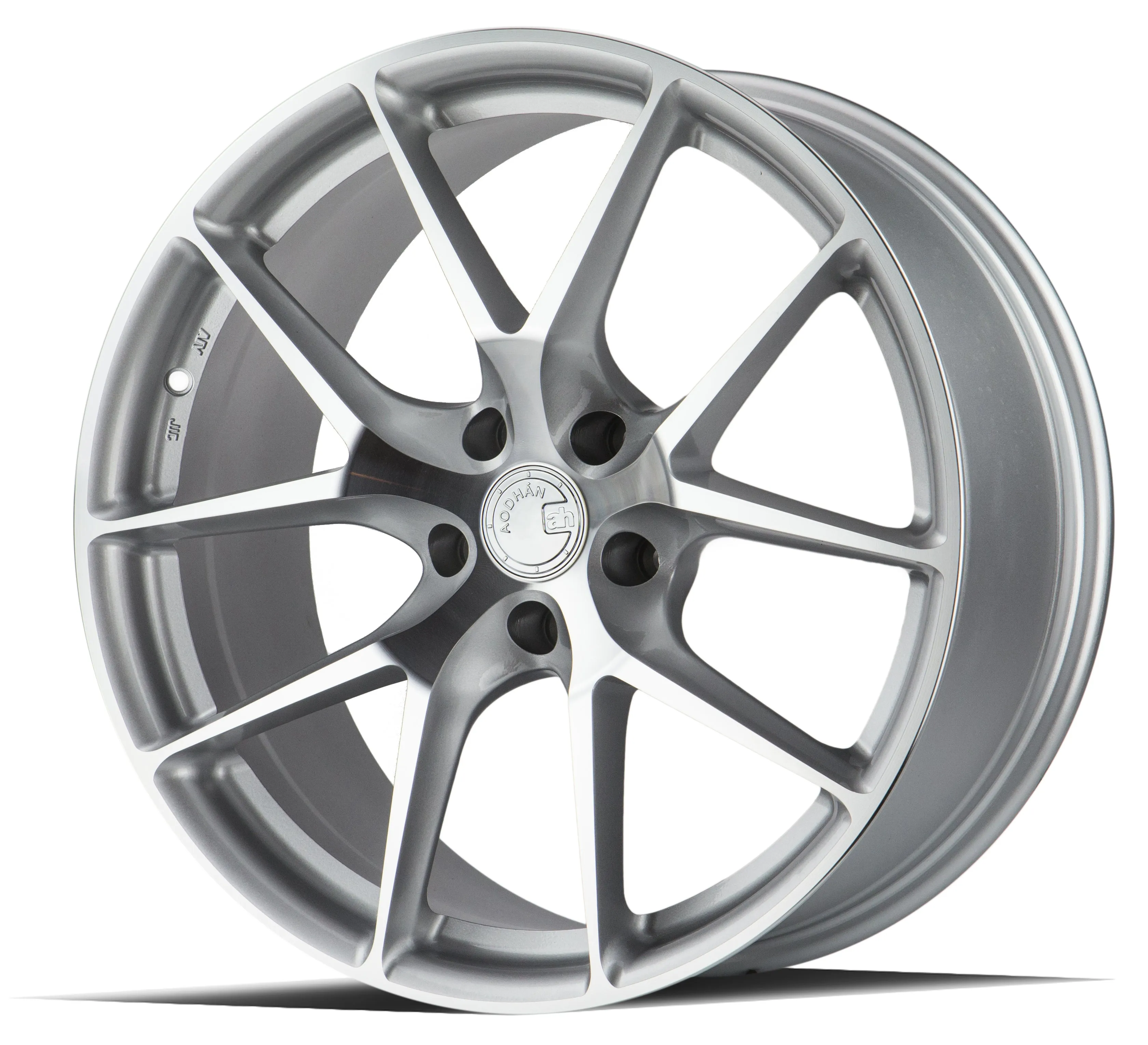 Aodhan LS007 19x8.5 5X112  35 Silver Machined Face