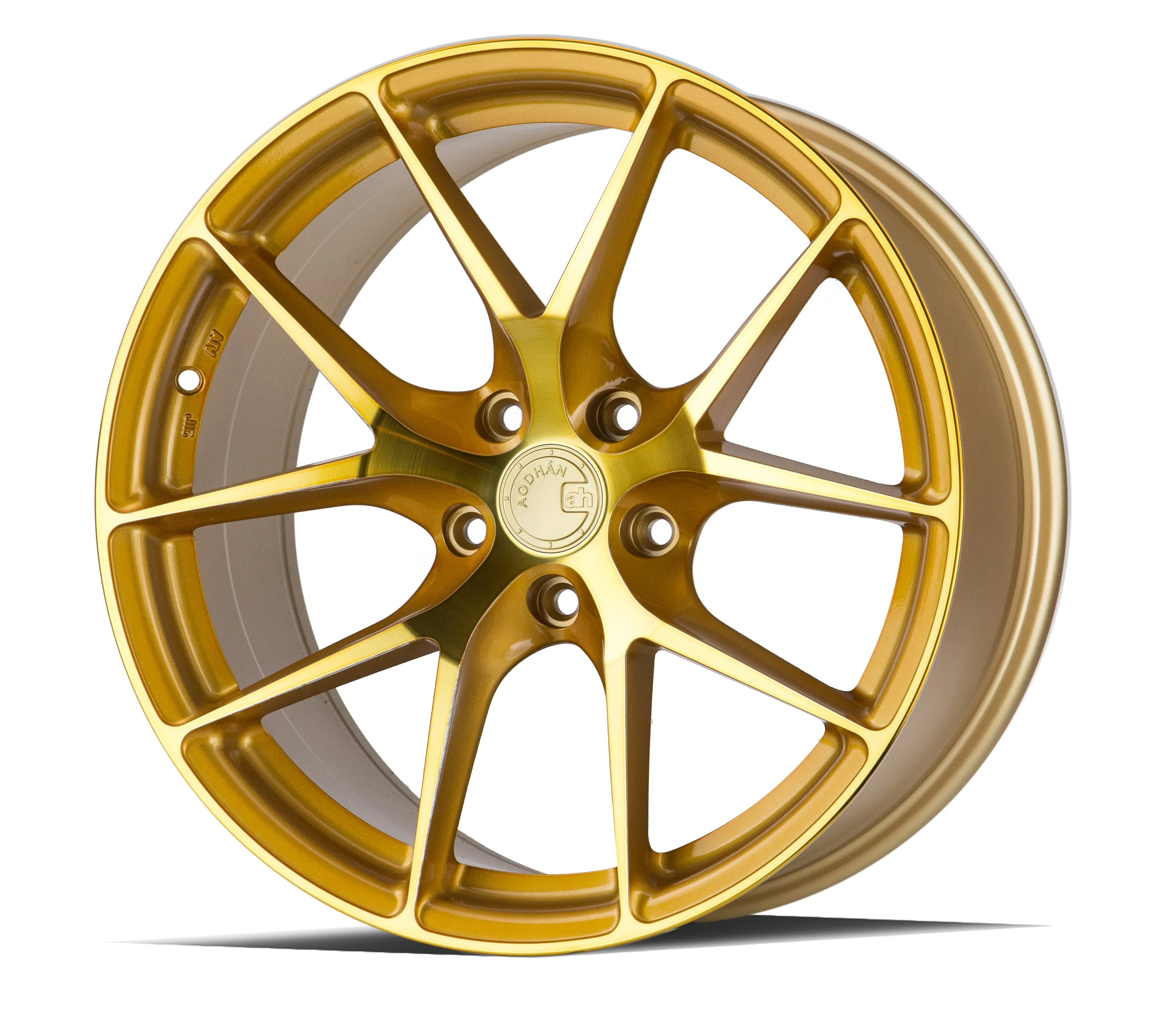 Aodhan LS007 20x10.5 5X114.3  35 Gold Machined Face