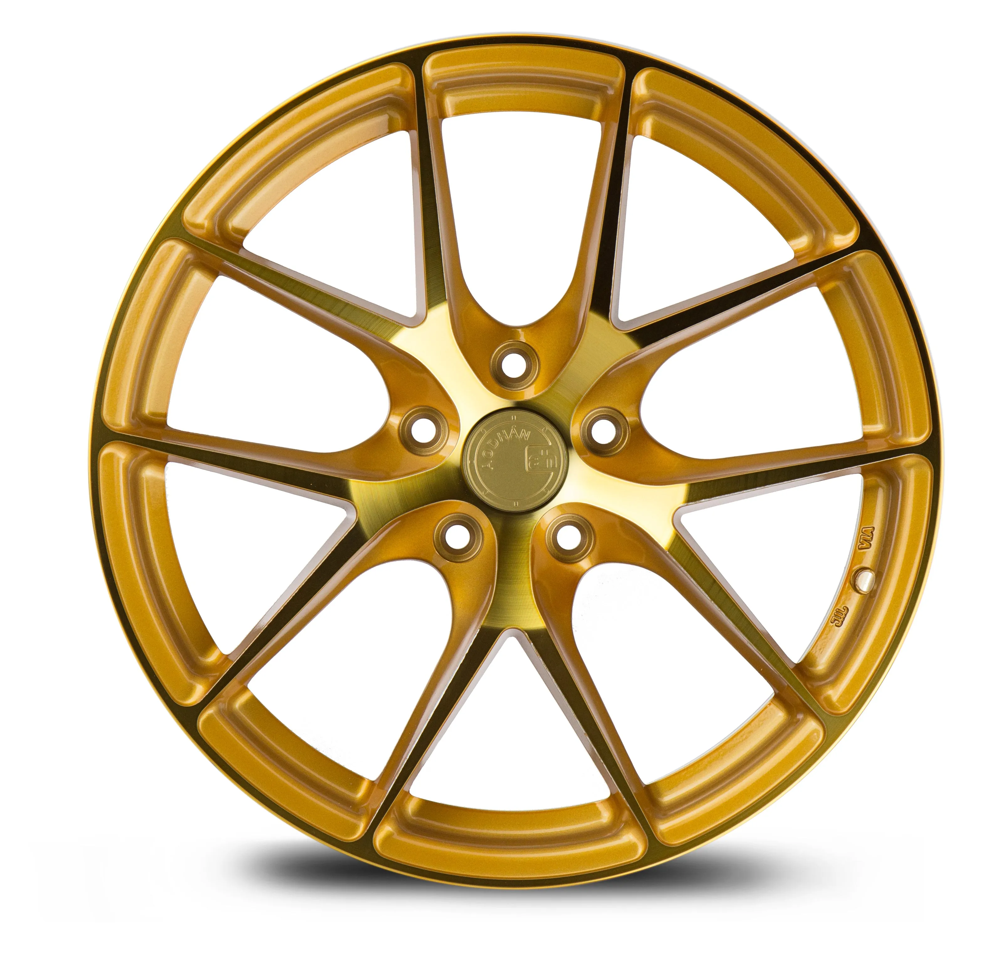 Aodhan LS007 20x10.5 5X114.3  35 Gold Machined Face