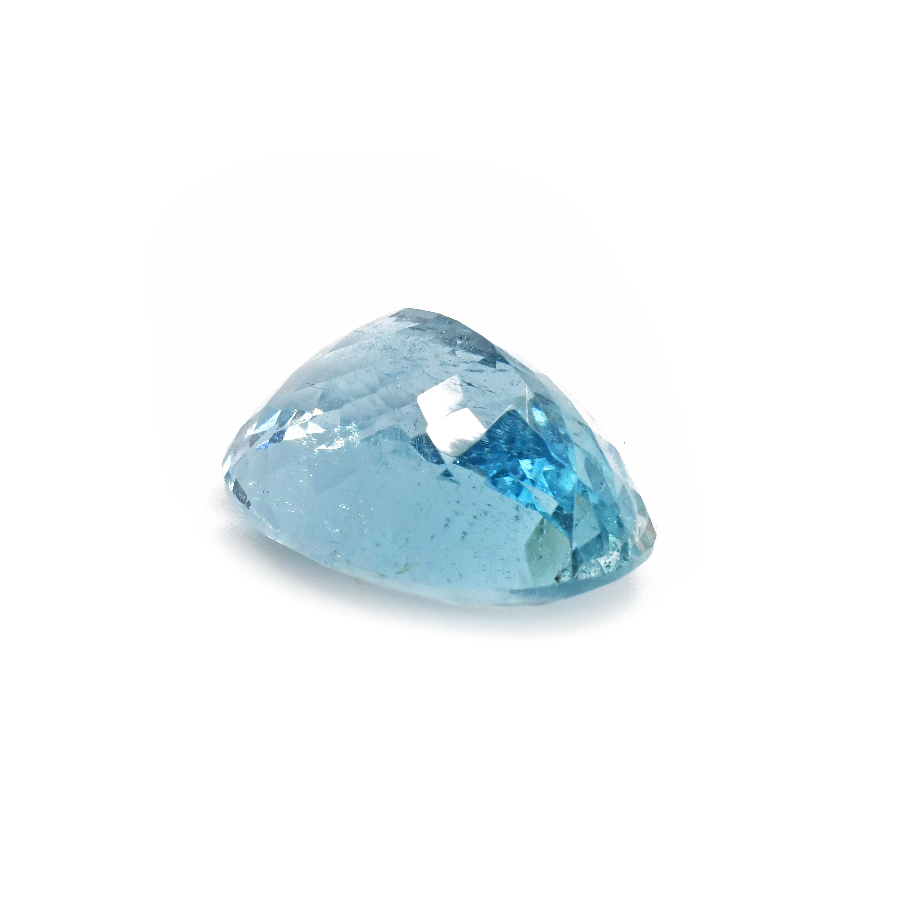 Aquamarine 12.34ct Faceted Oval Gemstone