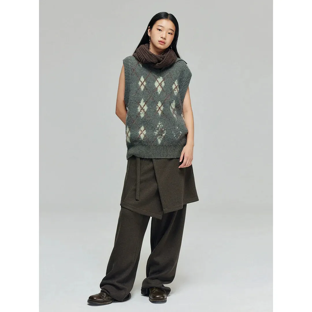 Asymmetrical Wrap Skirt