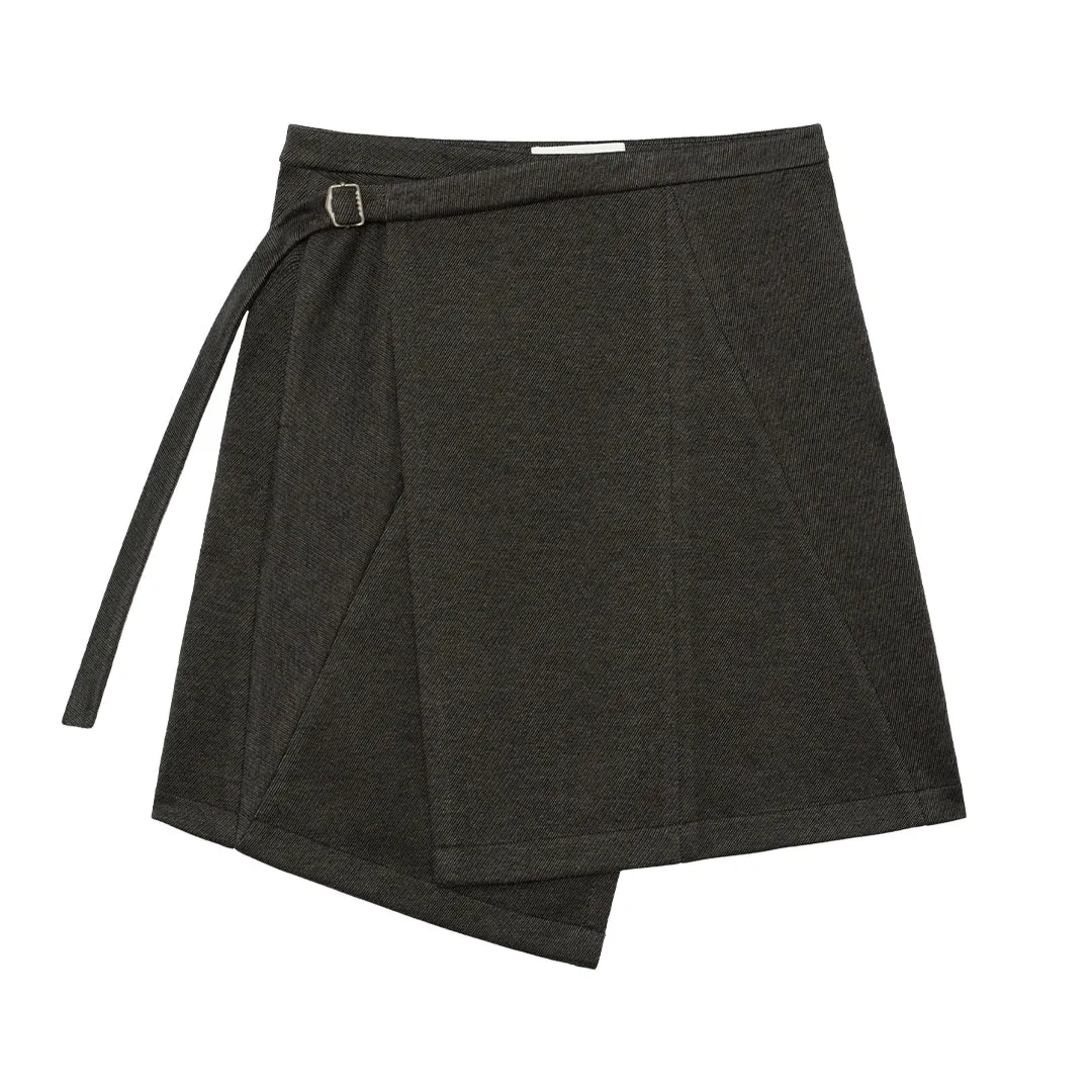 Asymmetrical Wrap Skirt