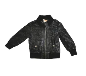 BABY GIRL SIZE 18/24 MONTHS - JOE FRESH, Black Zippered Jacket VGUC B40