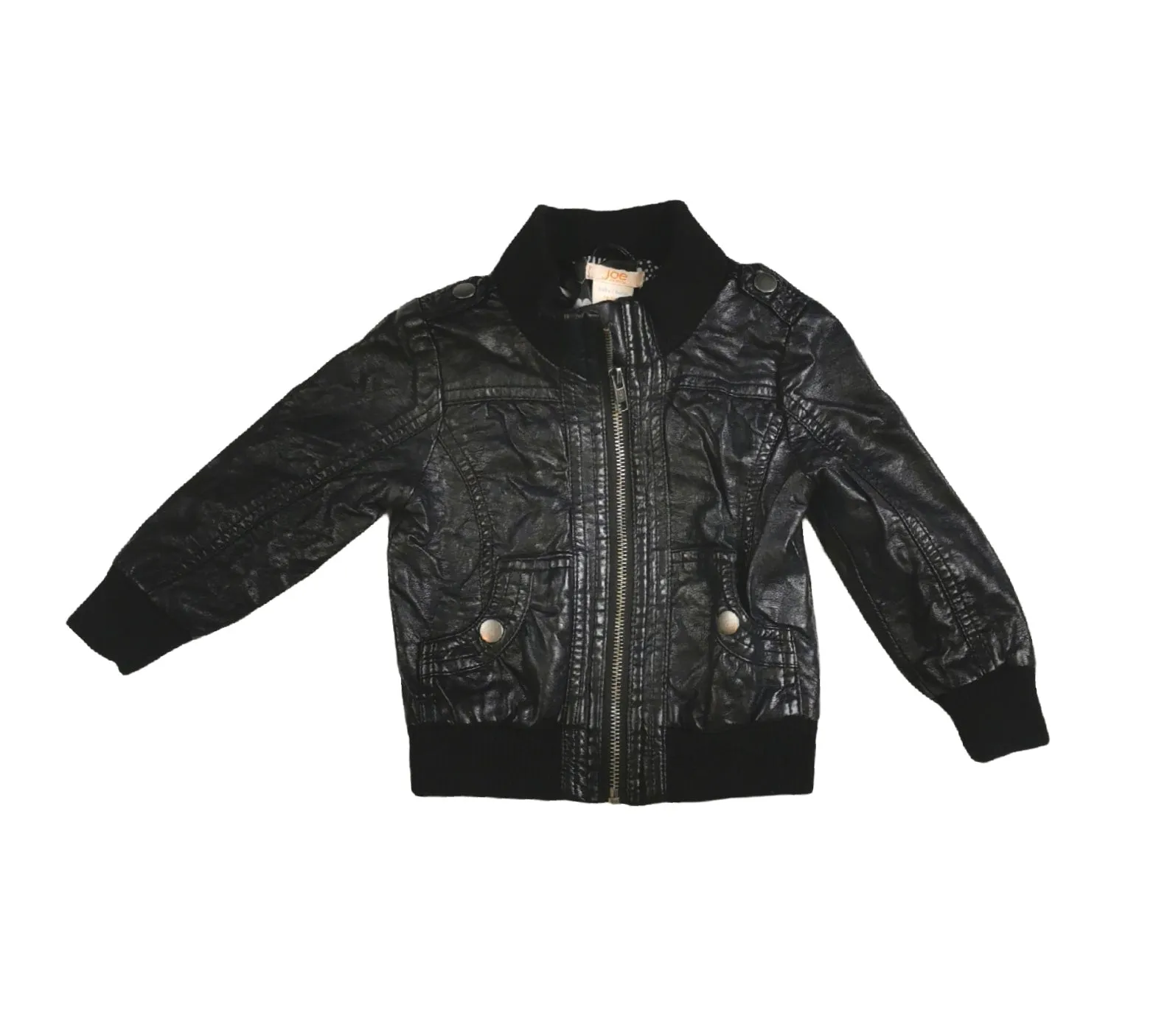 BABY GIRL SIZE 18/24 MONTHS - JOE FRESH, Black Zippered Jacket VGUC B40