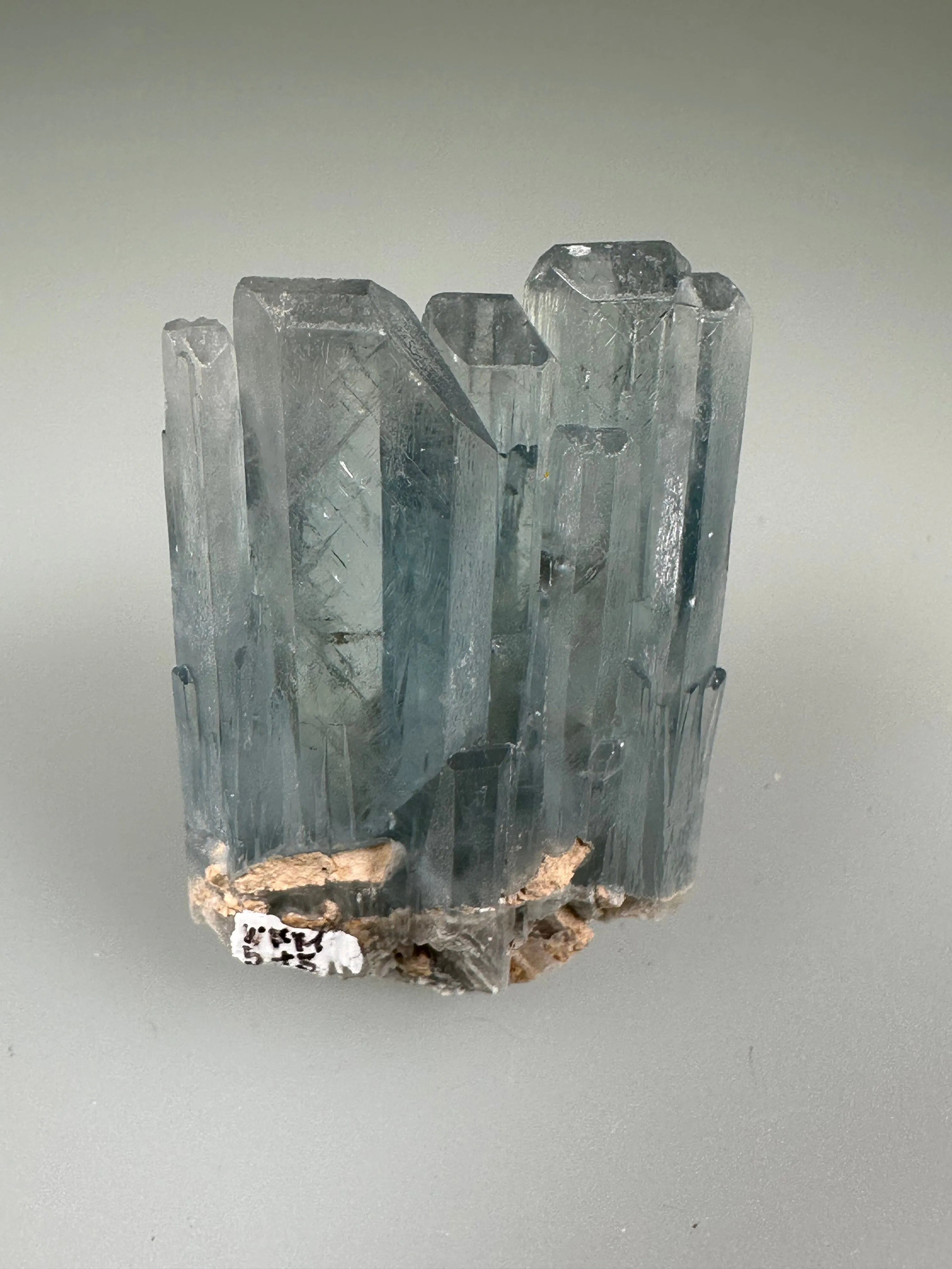 Barite, Stoneham, Weld County, Colorado, ex. William Mickols Collection 545, Miniature, 0.8 x 3.0 x 4.2 cm, $250. Online 3/2.