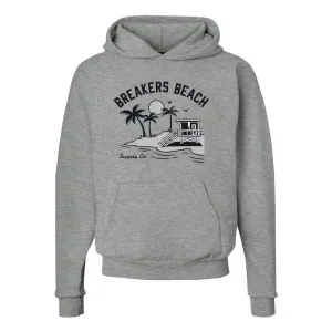 Beach Hut - Unisex Ecosmart Hooded Sweatshirt