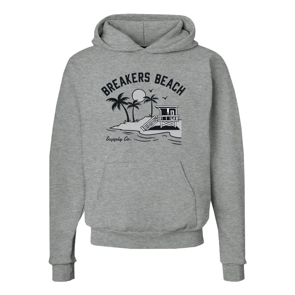Beach Hut - Unisex Ecosmart Hooded Sweatshirt