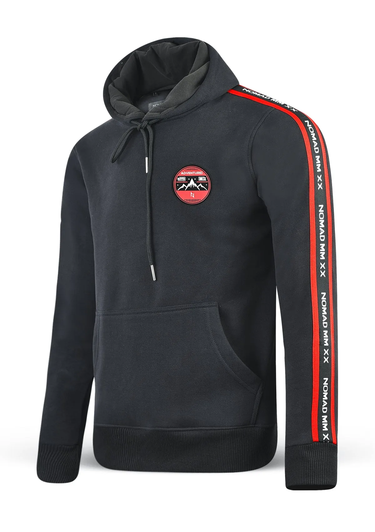 Black Hoodie With Stripe