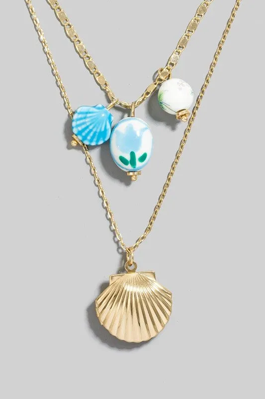 Blanche Layered Charm Necklace (2 Colors!)