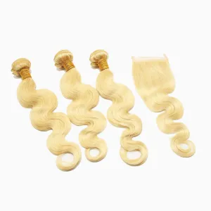 Blonde 3 Bundles & A Free Closure*