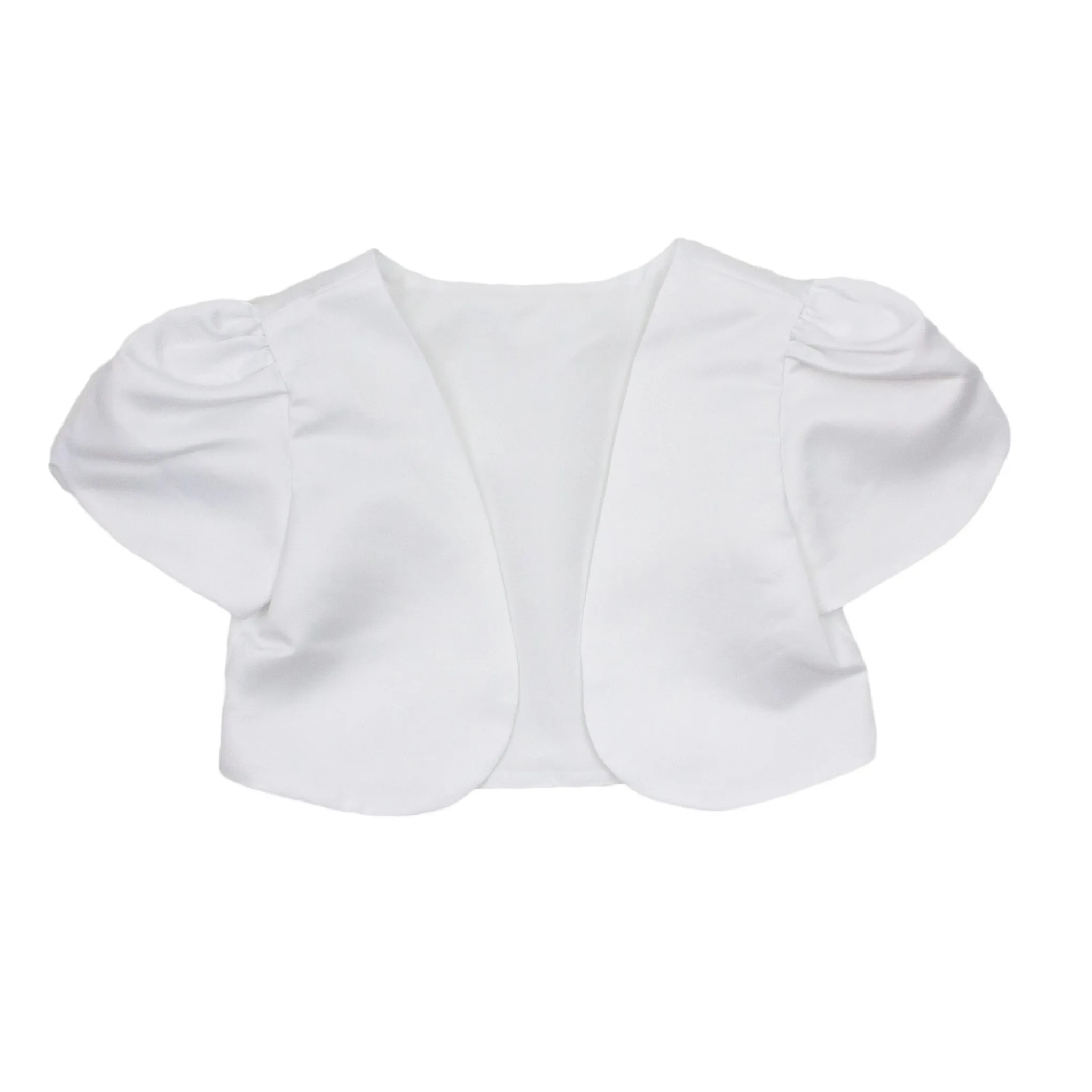 Bolero - Cap Sleeve White