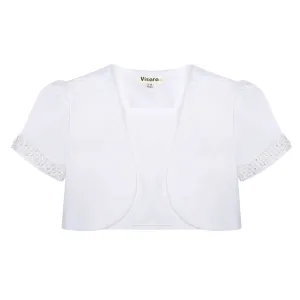 Bolero - White Diamante