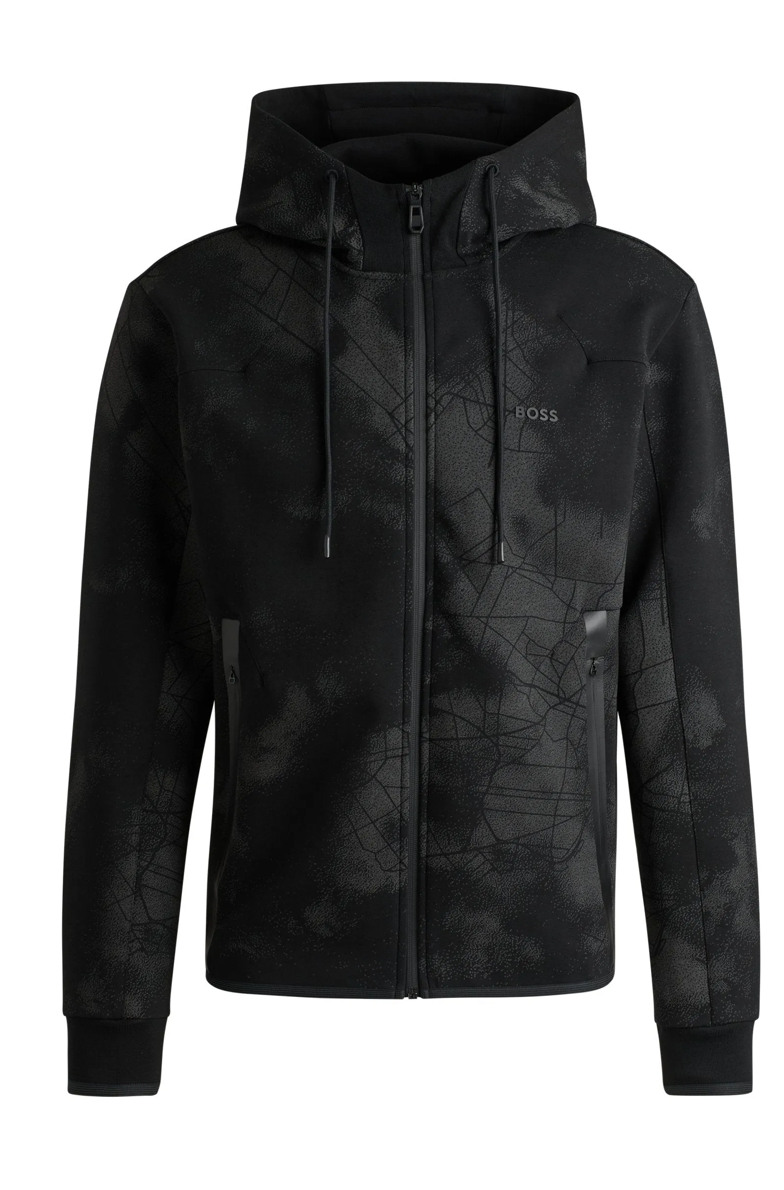 BOSS Hoodies Regular Fit in Cotton Mix - SAVION 10266572 01-50523369