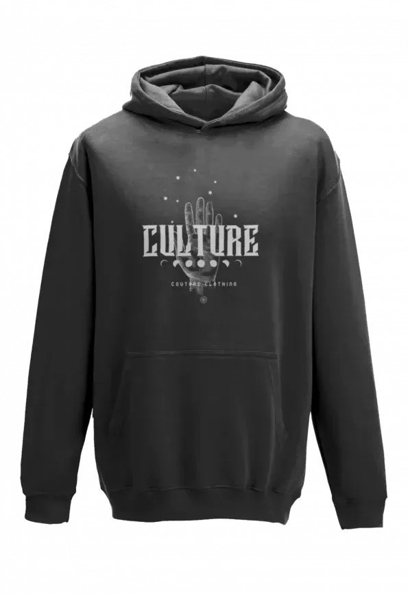Boy's Luna Hoodie/Black/Grey