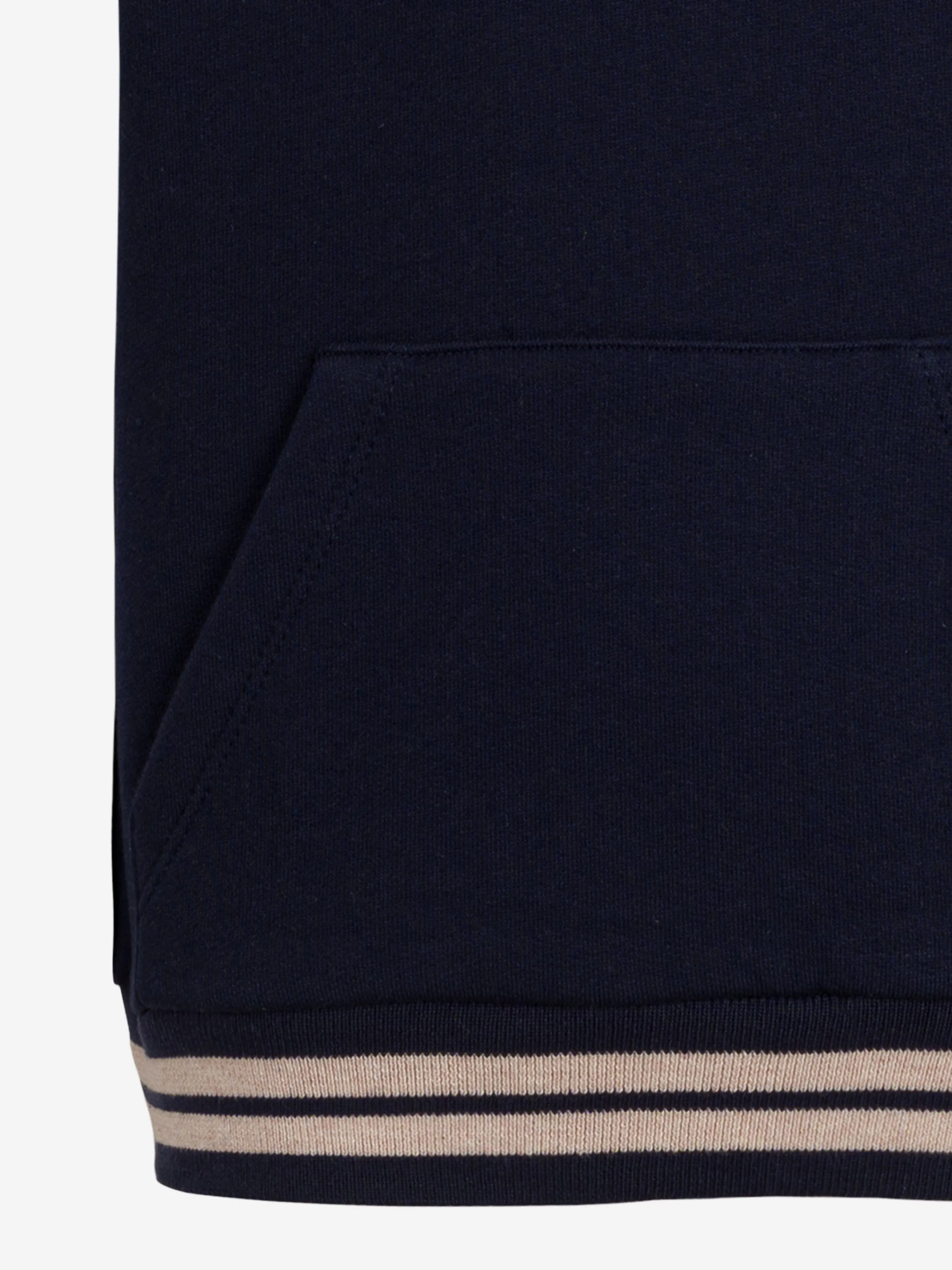Boys Sleeveless Beach Club Hoodie in Navy