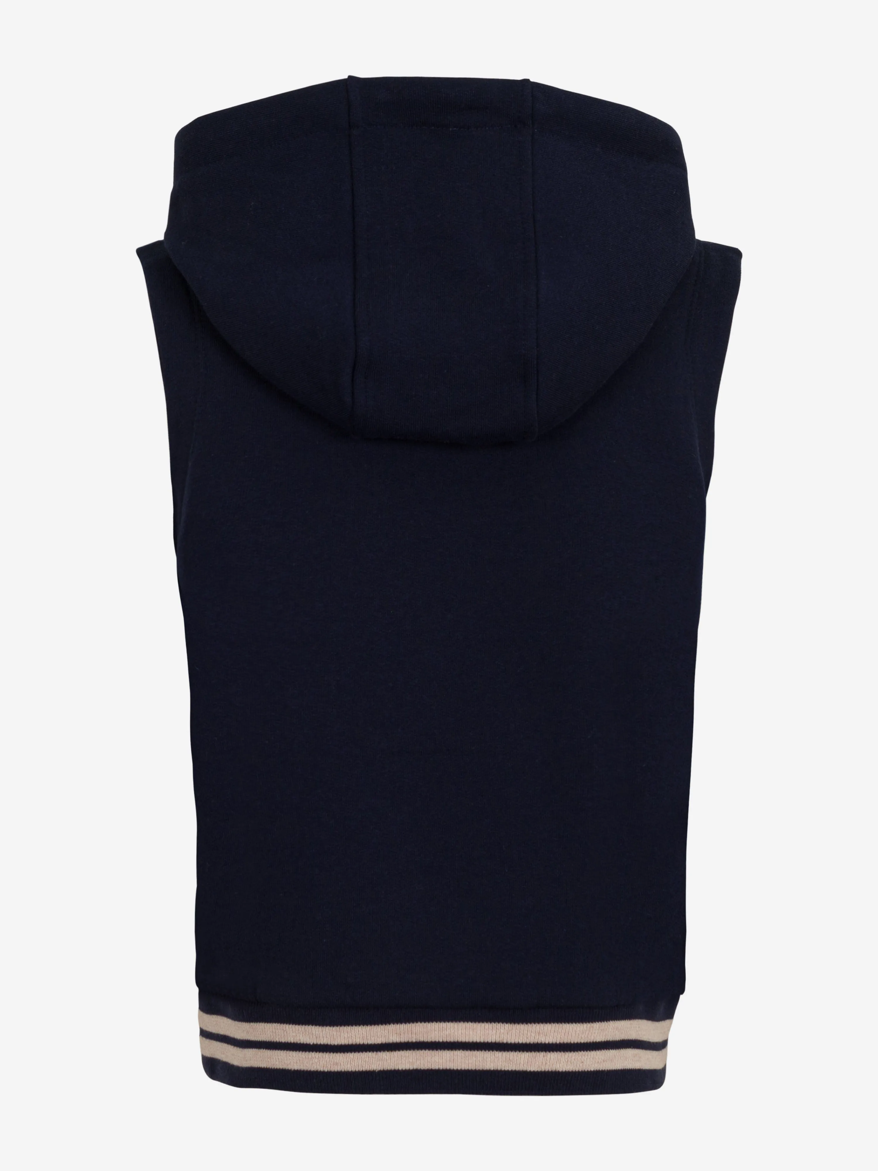 Boys Sleeveless Beach Club Hoodie in Navy