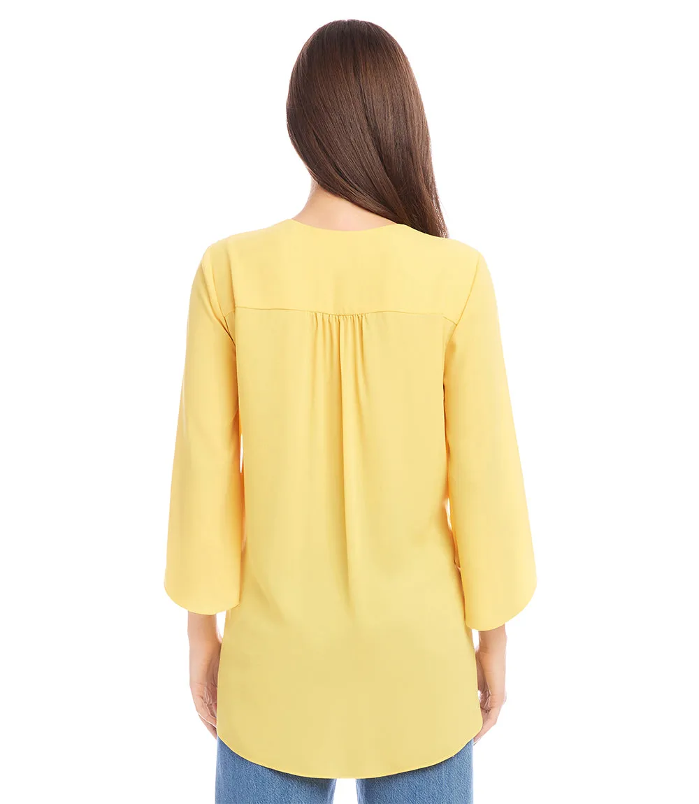 Bracelet Sleeve Asymmetric Top