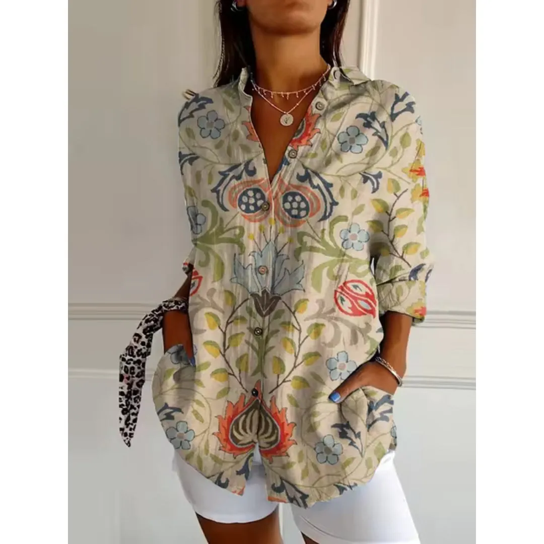 Browett® | Printed Classic Blouse