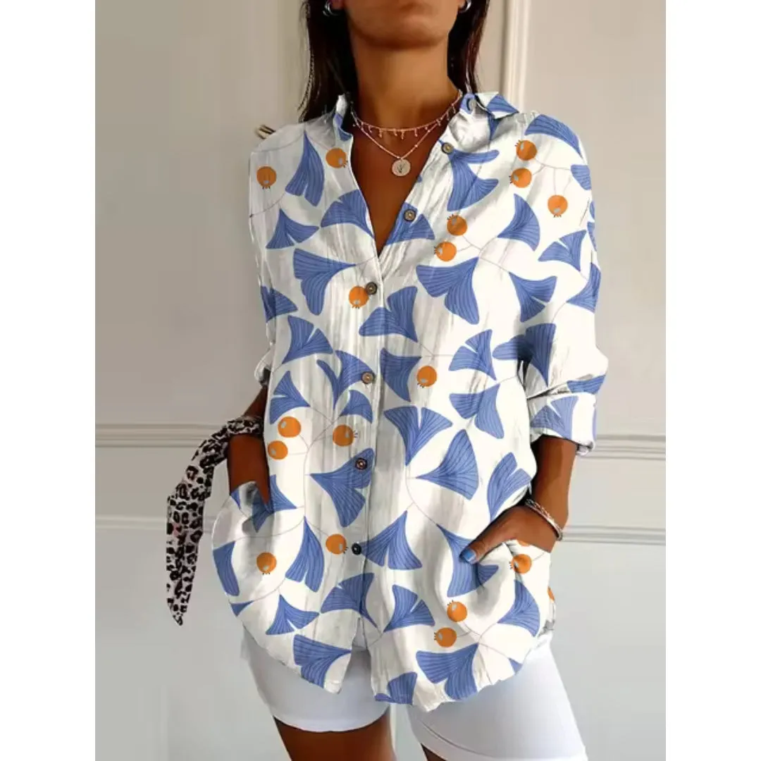 Browett® | Printed Classic Blouse