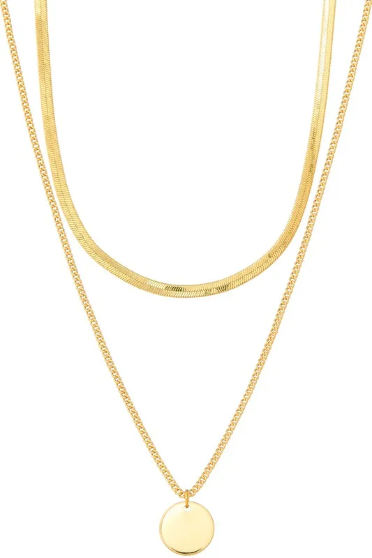 Cambridge Layered Necklace - Gold