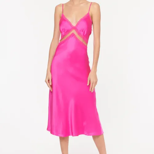 Cami NYC Delfina Dress Neon Pink