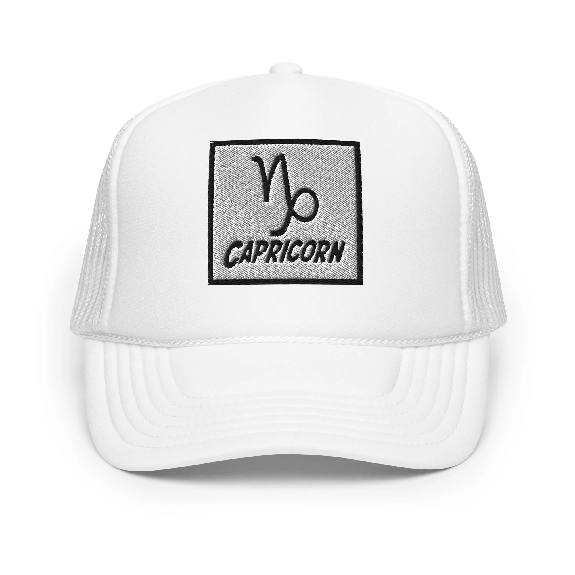 Capricorn foam trucker hat