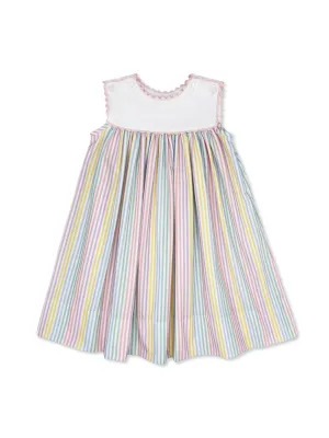 Charming Dress - Petunia Pinstripe