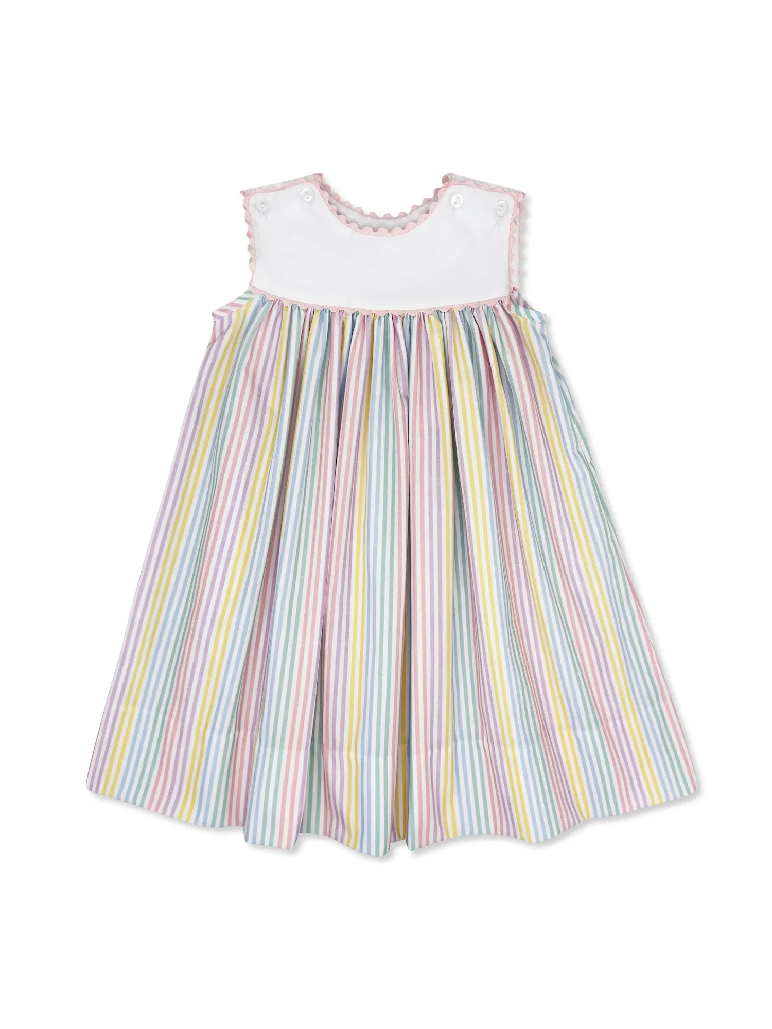 Charming Dress - Petunia Pinstripe