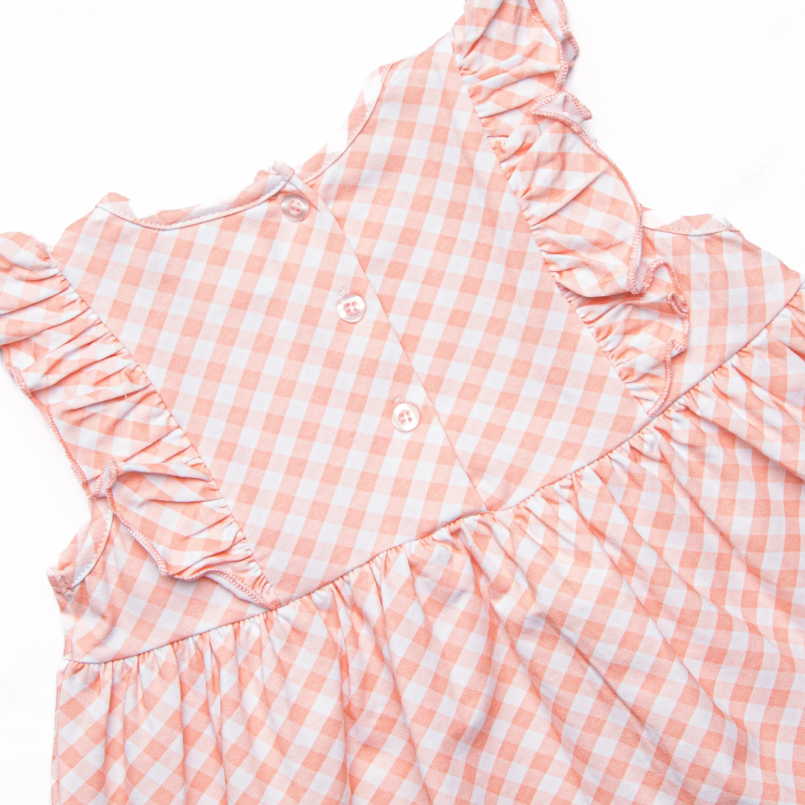 Checkered Cutie Dress, Pink