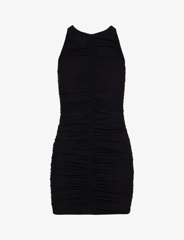 CLASSIC RUCHED MINI DRESS