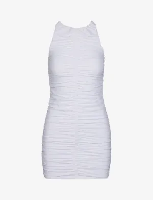 CLASSIC RUCHED MINI DRESS