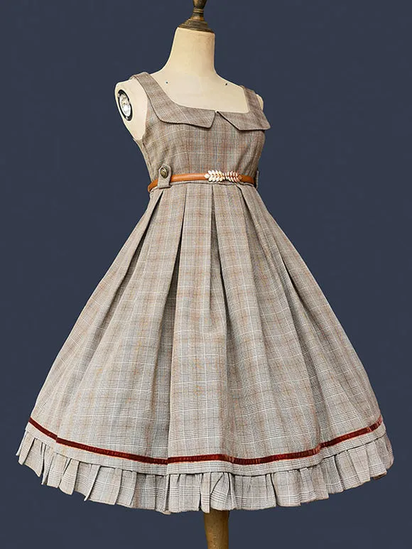 Classical Lolita Dress Polyester Sleeveless Deep Blue Lolita Dresses