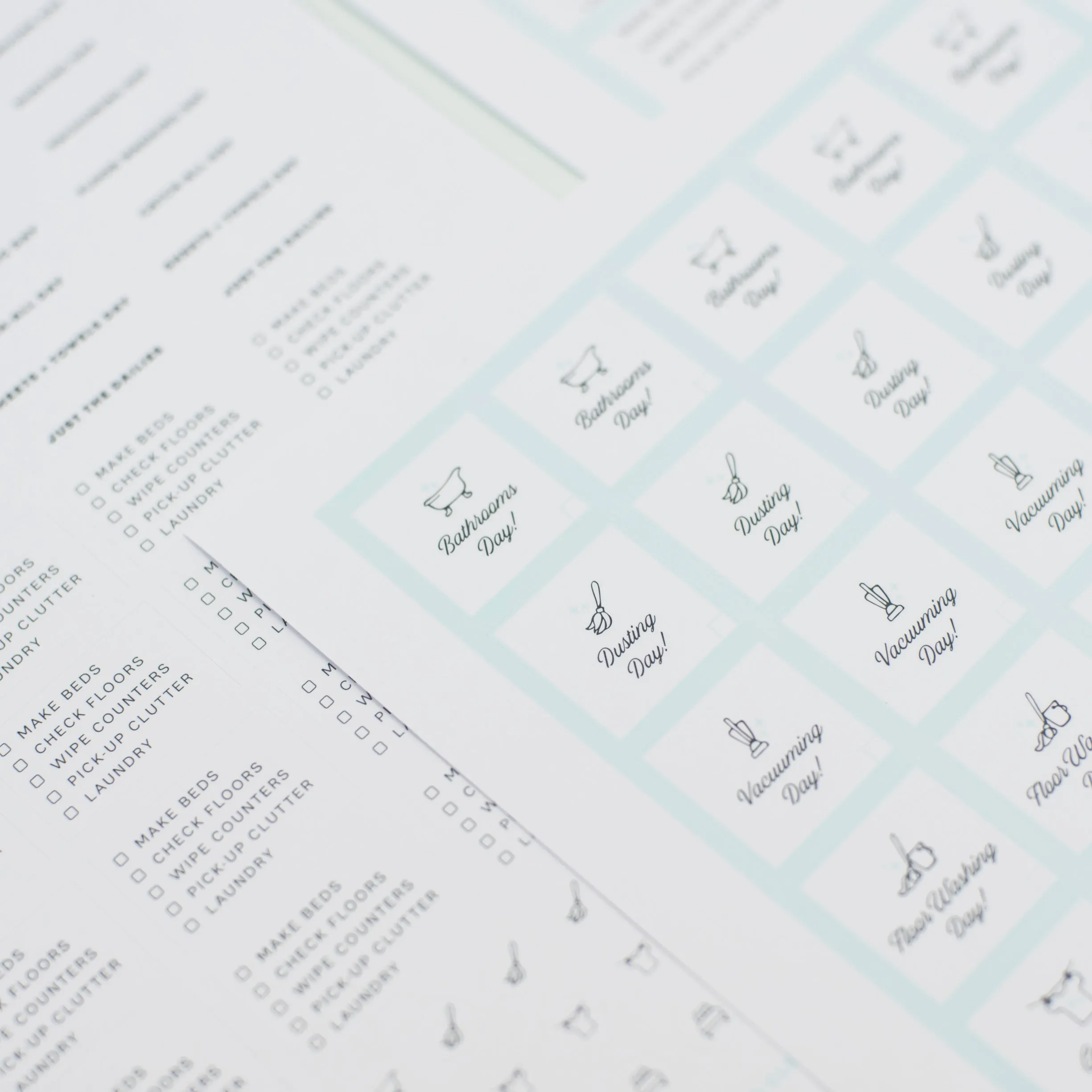 Clean Mama Routine Task Stickers