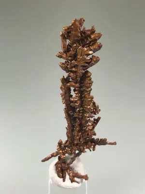 Copper, Champion Mine, Lake Superior Copper District, Houghton County, Michigan, ex. Louis Lafayette Collection, Miniature 0.7 x 1.5 x 5.0 cm, $125. Online 12/17