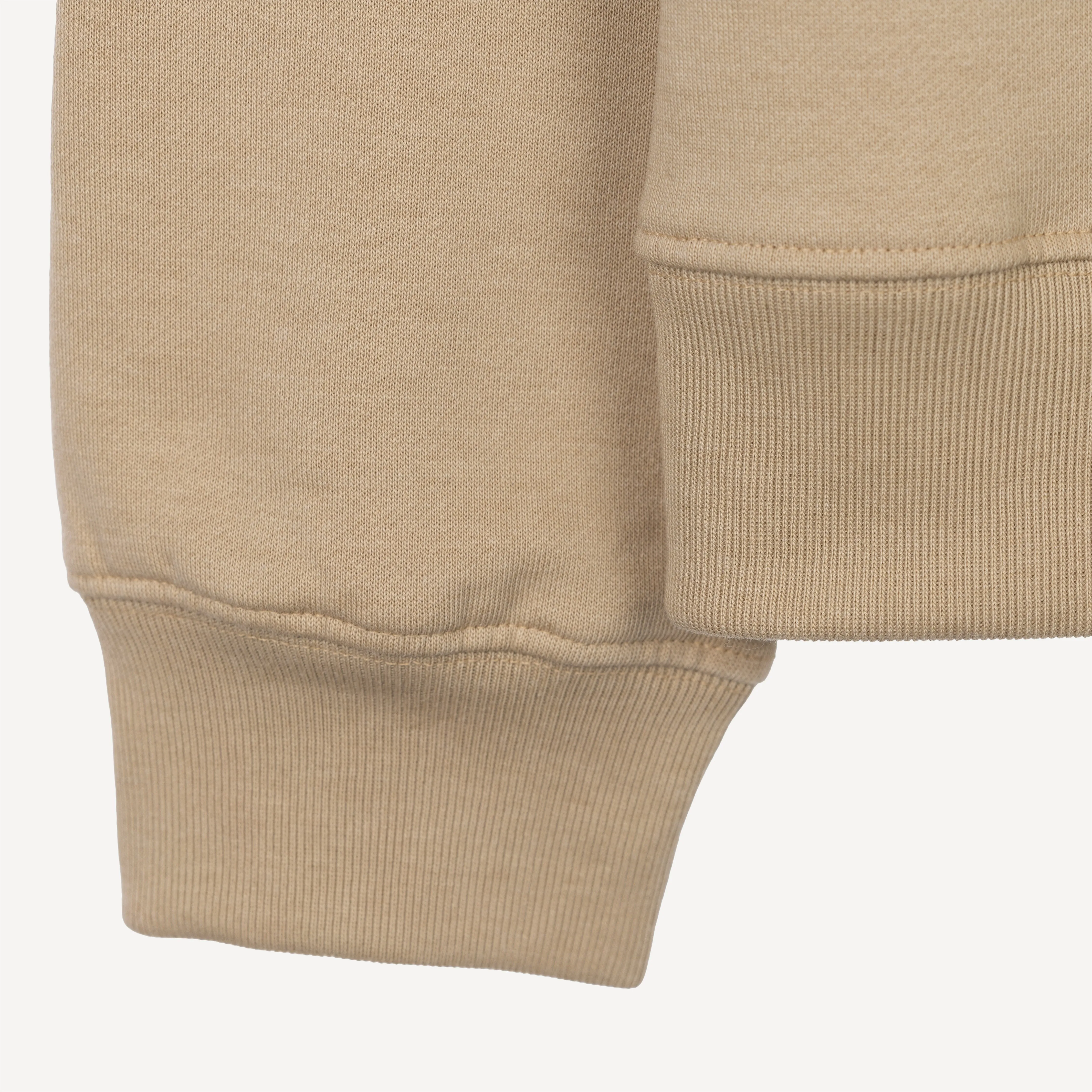 Crewneck Pullover Sweatshirt with Embroidered Icon - Fields Of Rye / Hot Takeout