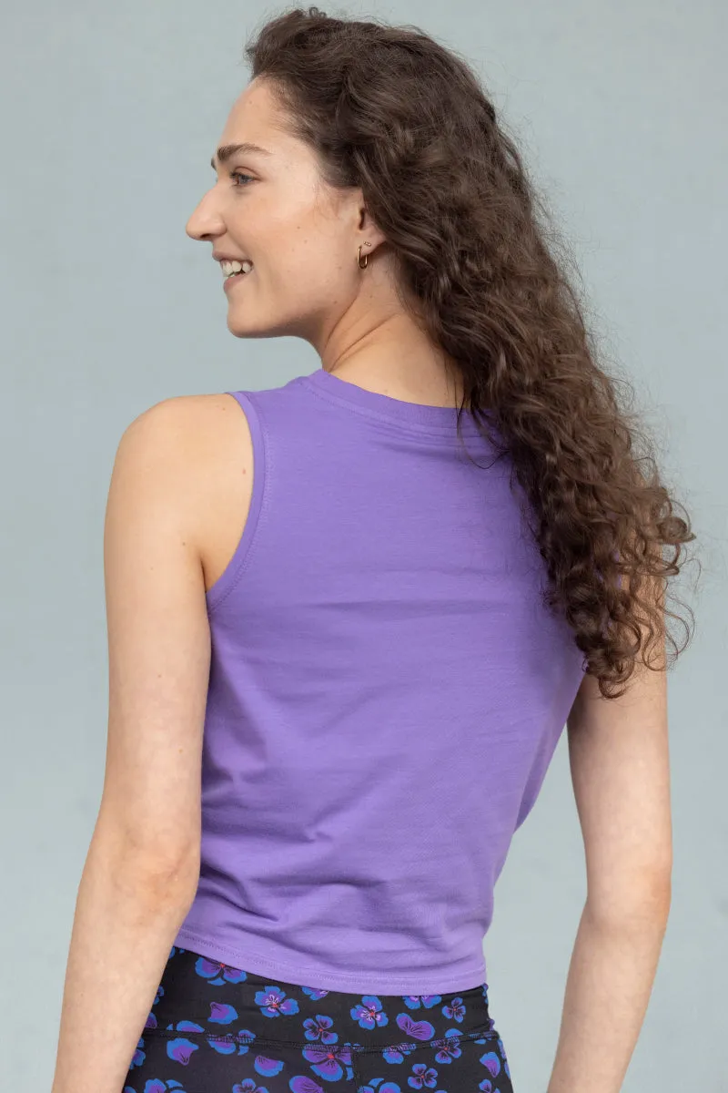 Cropped Top Violet