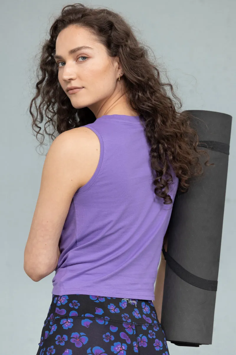 Cropped Top Violet