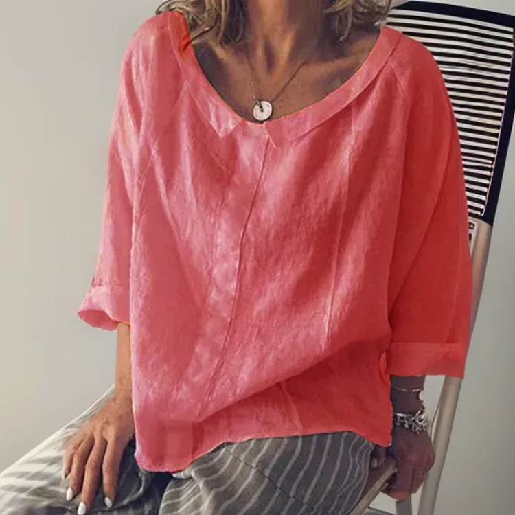 Danna® | Loose long-sleeved blouse