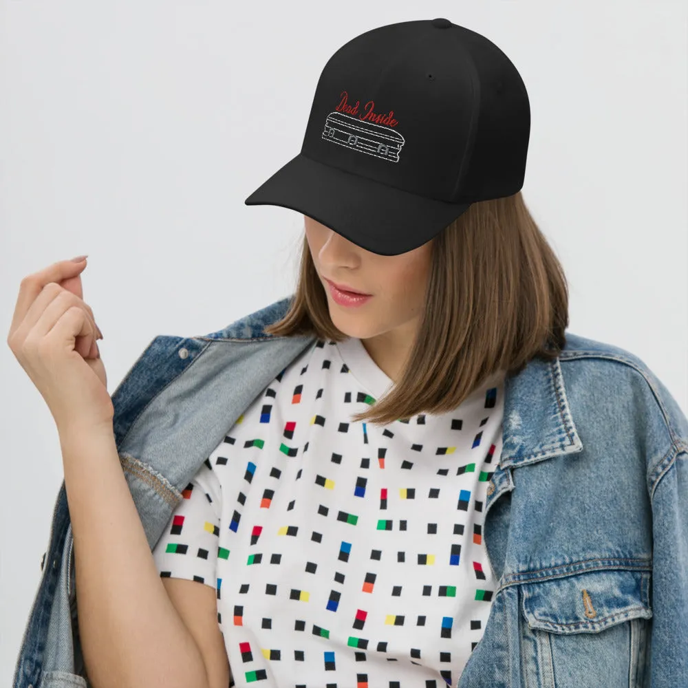 Dead Inside Coffin Structured Twill Cap